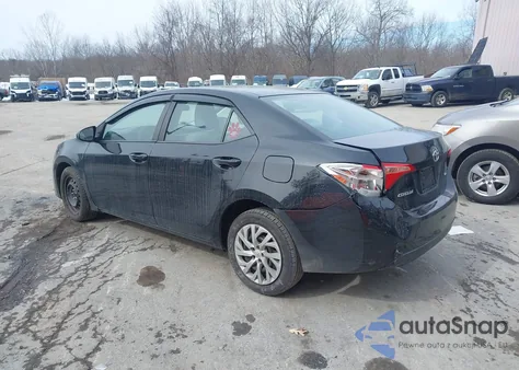 2017 Toyota Corolla Le z USA, uszkodzony, nr VIN 2T1BURHE8HC880190
